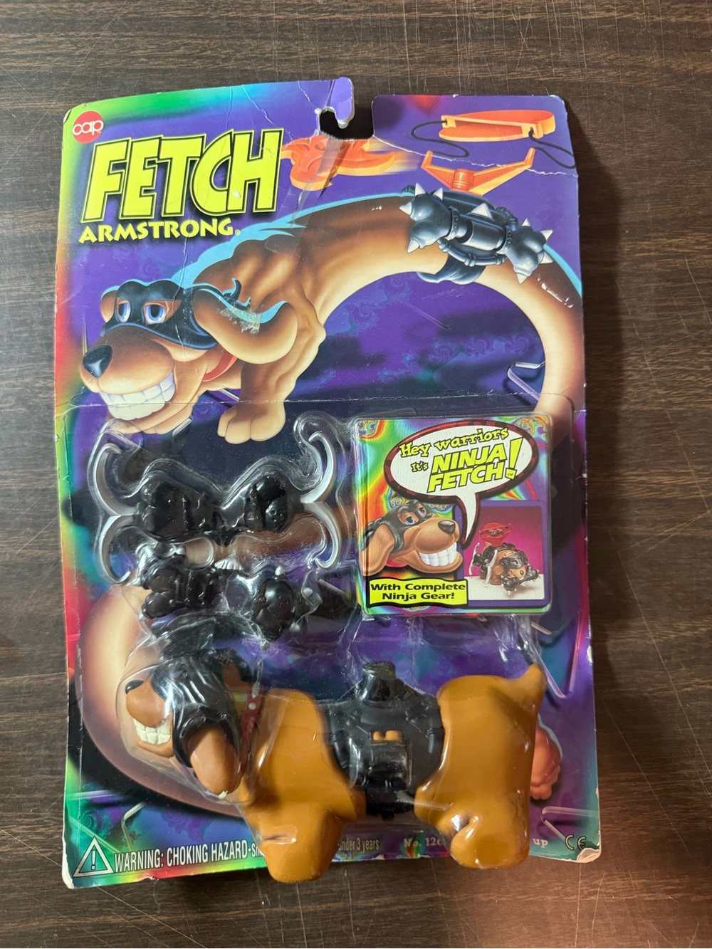 Fetch Armstrong (Ninja Fetch) Action Dog Vintage 1994 CAP Toys New Sealed Vhtf